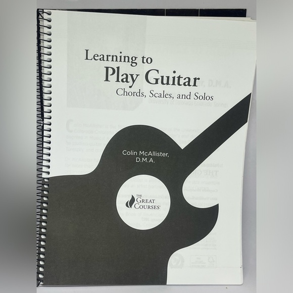The Great Courses Guitar Workbook, BY DR COLON McALLISTER: - Picture 6 of 7